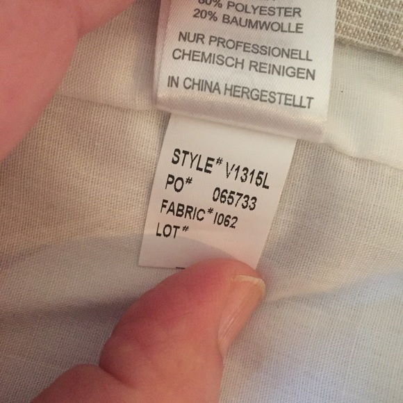 Dalia Cream Striped Blazer - Picture 7 of 8